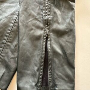 Free People Black Pleather Pants